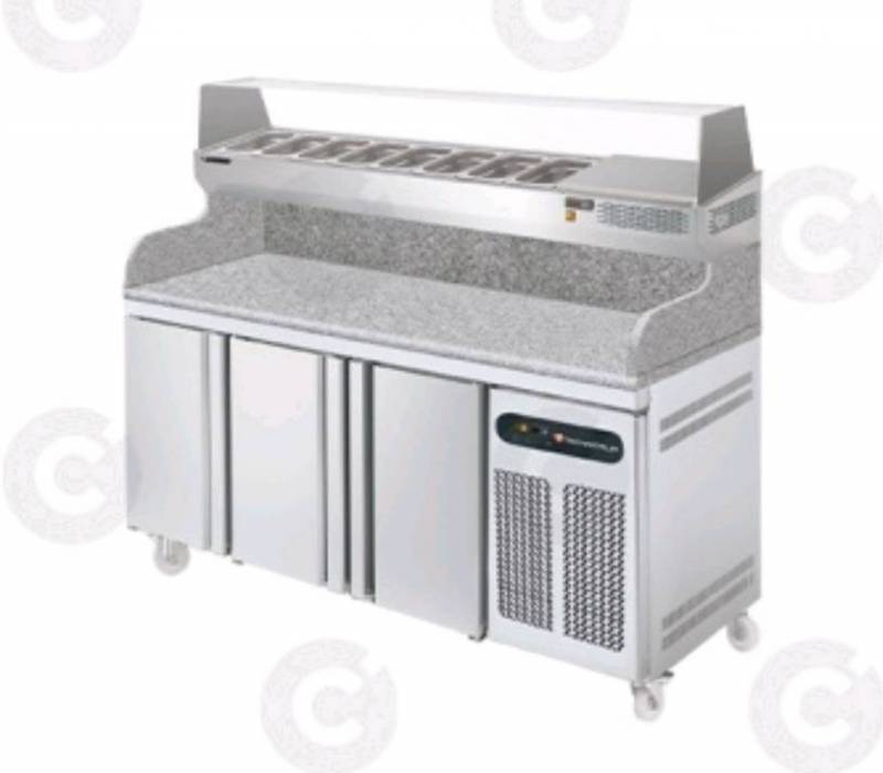 Meuble pizza 3 portes pour pizzeria Marseille