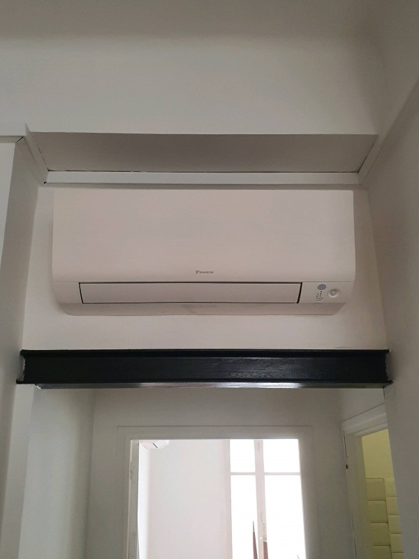 Pose de climatisation réversible Daikin triple split sur Marseille 13