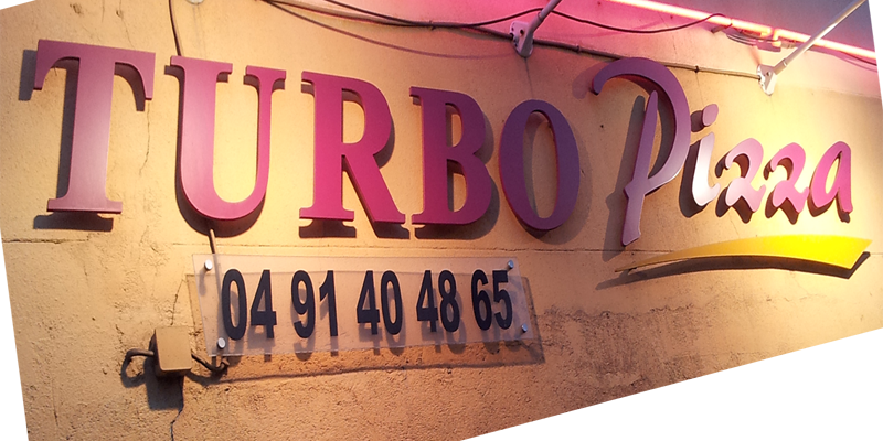 Livraison de pizza midi et soir Marseille 13009 Turbo Pizza